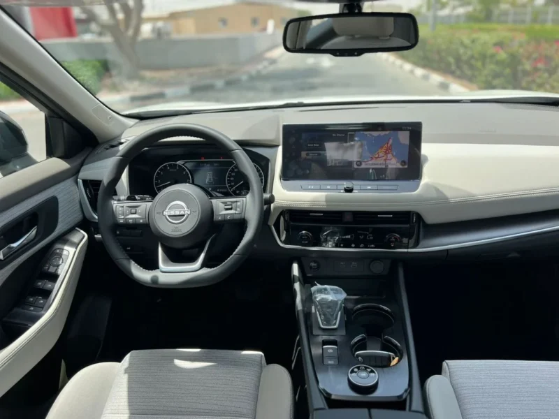 2024 Nissan X-Trail SV 2.5 Litres 4 Cylinders Petrol Engine White Beige SUV GCC Specs Automatic