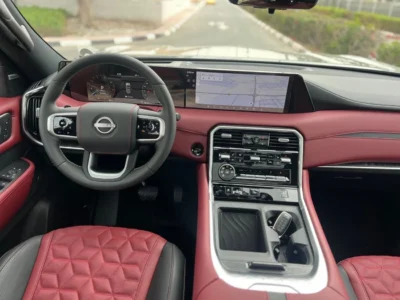 2026 Nissan Patrol SE PLATINUM CITY 3.8-liter V6 Petrol Engine Green Red SUV GCC Specs