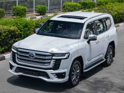 2026 Toyota Land Cruiser VXR 3.5 Litres Twin‑Turbo V6 Petrol Engine White Black-Red SUV GCC