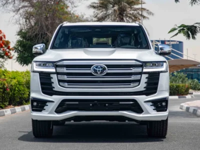 2026 Toyota Land Cruiser VXR 3.5 Litres Twin‑Turbo V6 Petrol Engine White Black-Red SUV GCC