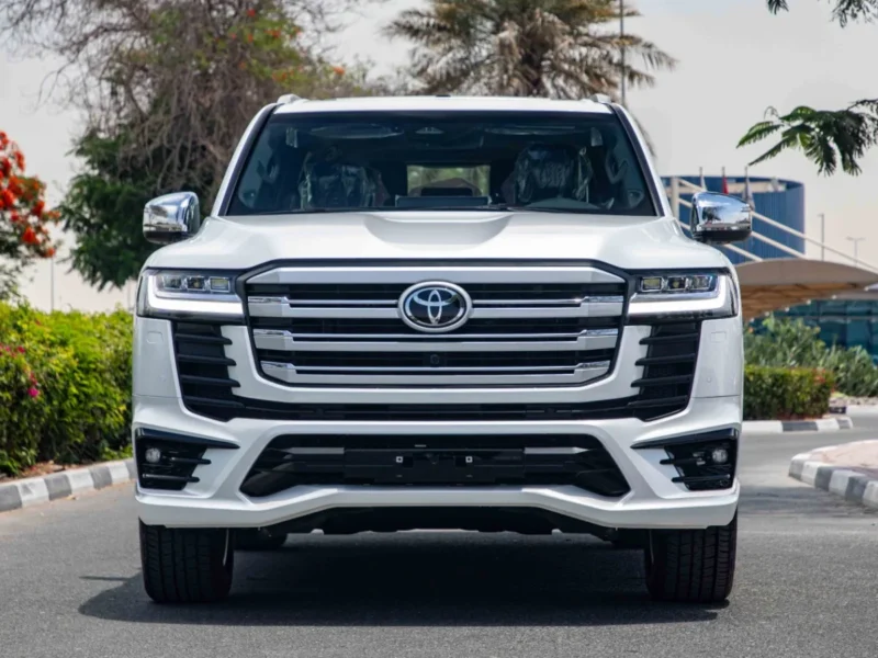 2026 Toyota Land Cruiser VXR 3.5 Litres Twin‑Turbo V6 Petrol Engine White Black-Red SUV GCC