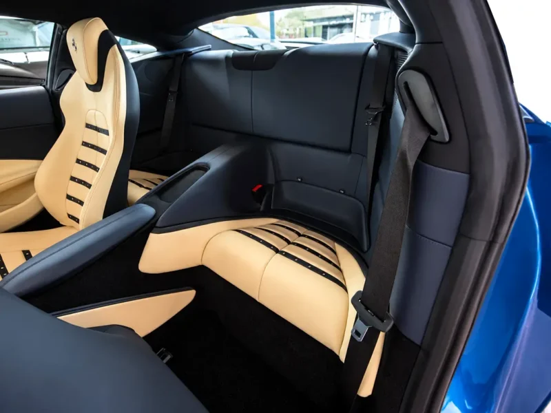 2023 Ferrari Roma Standard 3.9 Litres V8 Twin Turbo Petrol Engine Blue Beige Sports Car Automatic