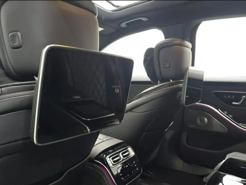 2024 Mercedes Benz S500 4MATIC L 3.0 Litre 6 Cylinders Hybrid Engine White Black Sedan