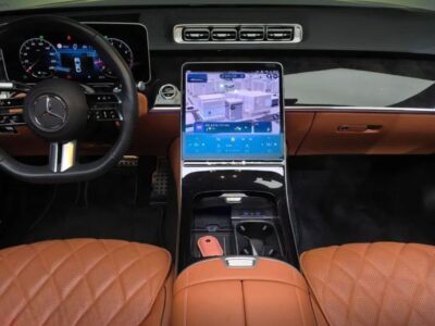 2023 Mercedes Benz S500 4MATIC L 3.0 Litre 6 Cylinders Hybrid Engine Black Brown Sedan
