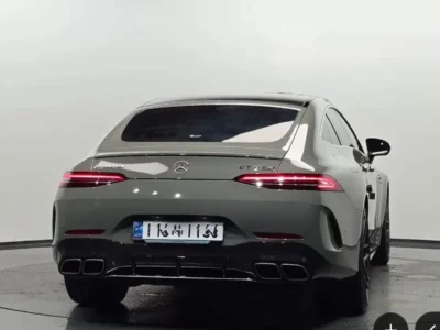 2023 Mercedes Benz AMG GT 63 S E PERFORMANCE 4.0L V8 Hybrid Engine Grey Beige Coupe