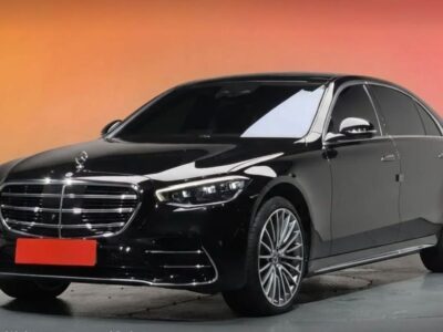 2023 Mercedes Benz S500 4MATIC L 3.0 Litre 6 Cylinders Hybrid Engine Black Brown Sedan