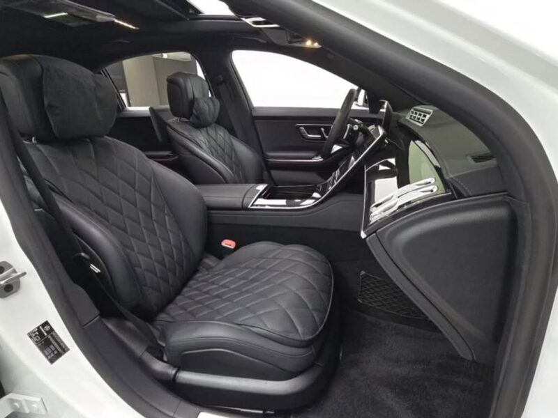 2024 Mercedes Benz S500 4MATIC L 3.0 Litre 6 Cylinders Hybrid Engine White Black Sedan