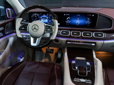 2023 Mercedes-Maybach GLS-Class GLS 600 4Matic 4.0L V8 Biturbo Engine Silver Beige SUV GCC