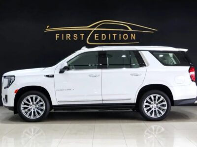 2023 GMC Yukon Denali 6.2 Litres V8 Petrol Engine White Beige SUV GCC Specs Automatic