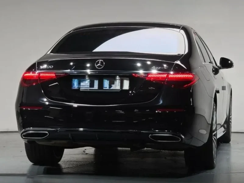 2023 Mercedes Benz S500 4MATIC L 3.0 Litre 6 Cylinders Hybrid Engine Black Brown Sedan