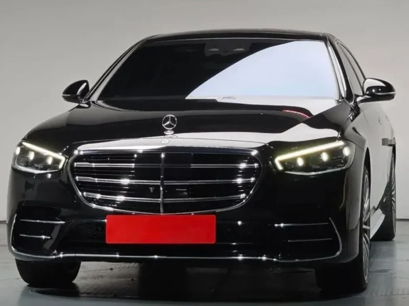 2023 Mercedes Benz S500 4MATIC L 3.0 Litre 6 Cylinders Hybrid Engine Black Brown Sedan