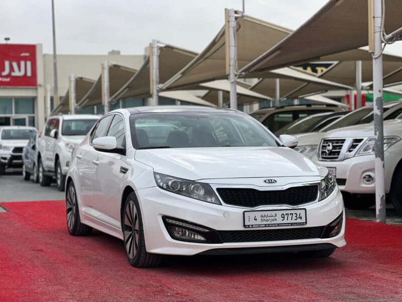 2012 Kia Optima K5 2.0 Litres 4 Cylinders Petrol Engine White Black Sedan Korean Specs