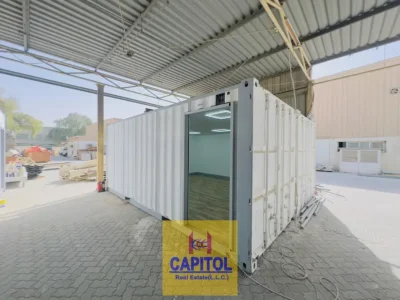 Premium 160 Sq Ft Container Warehouse | Well Maintained | Convenient Location | A/C Included | Ready Now In Al Quoz 1