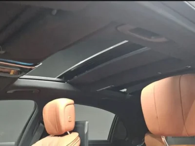 2024 Mercedes Benz S500 4MATIC L 3.0 Litre 6 Cylinders Hybrid Engine White Brown Sedan
