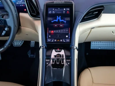 2023 Ferrari Roma Standard 3.9 Litres V8 Twin Turbo Petrol Engine Blue Beige Sports Car Automatic