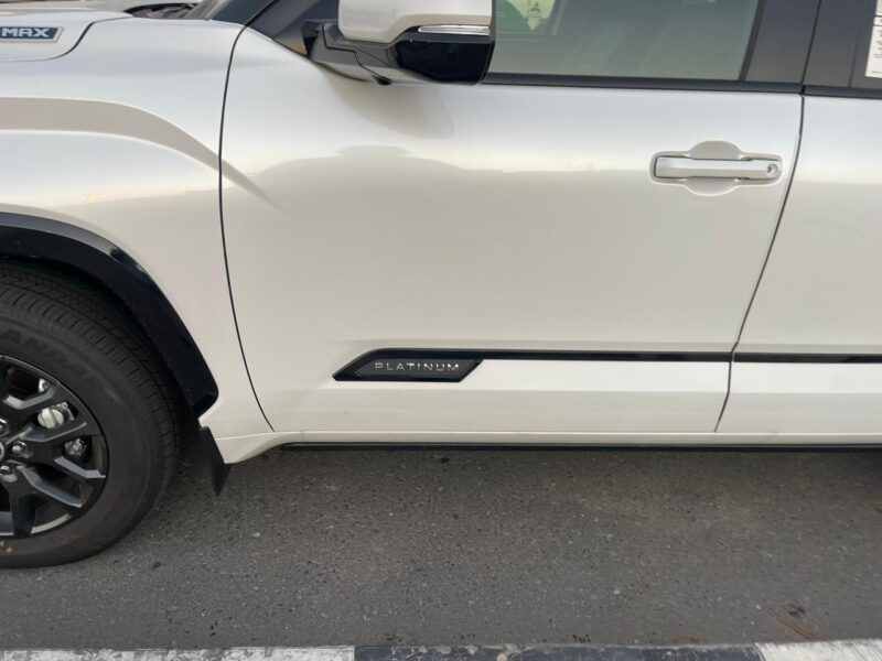 2026 Toyota Sequoia i-FORCE MAX 3.4-liter twin-turbo V6 Hybrid Engine White Black SUV