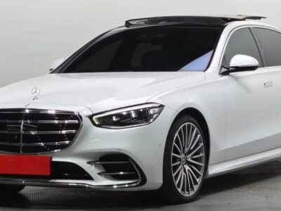 2024 Mercedes Benz S500 4MATIC L 3.0 Litre 6 Cylinders Hybrid Engine White Black Sedan