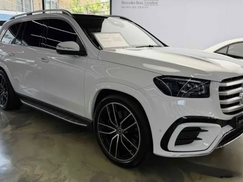 2025 Mercedes Benz GLS580 4MATIC 4.0L 8 Cylinders Petrol Engine White Brown SUV Korean Specs