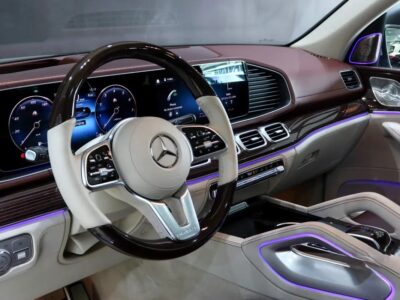 2023 Mercedes-Maybach GLS-Class GLS 600 4Matic 4.0L V8 Biturbo Engine Silver Beige SUV GCC