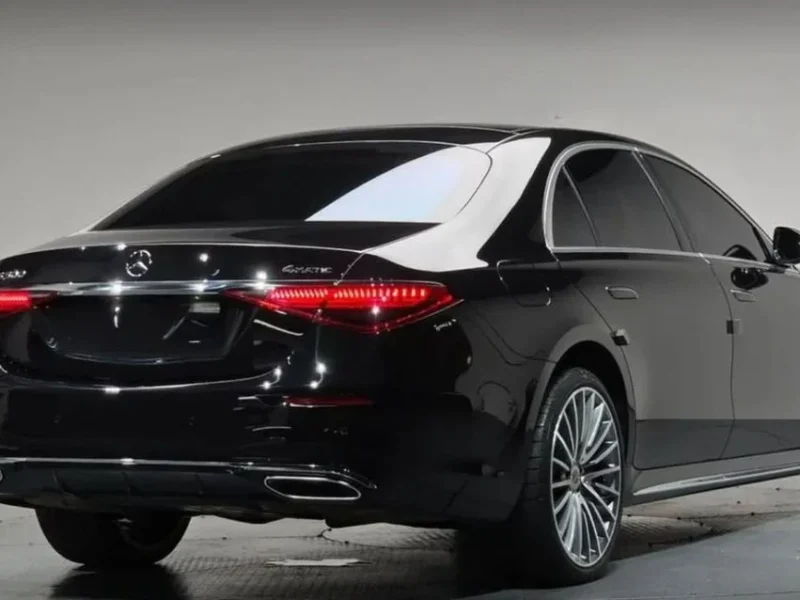2023 Mercedes Benz S500 4MATIC L 3.0 Litre 6 Cylinders Hybrid Engine Black Brown Sedan