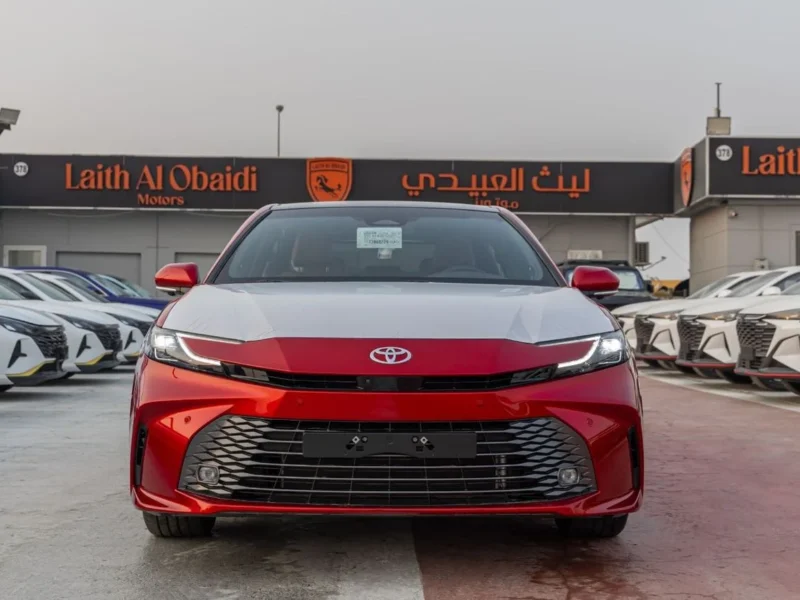 2026 Toyota Camry LUMIERE 2.5 Litres 4-Cylinder Hybrid Engine Red Tan Sedan GCC Specs