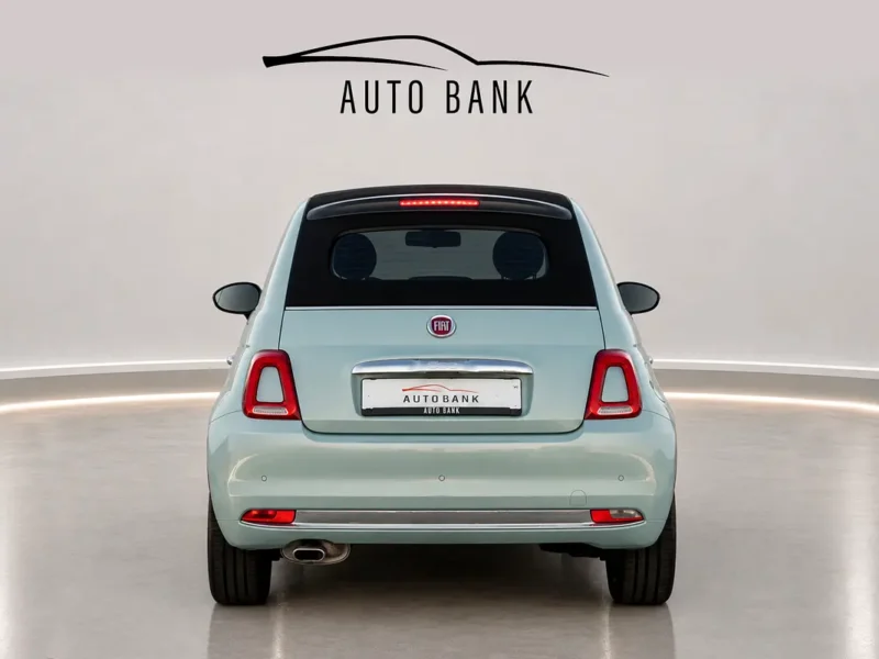 2023 Fiat 500 Lounge Convertible 4 Cylinders Petrol Engine Green Black Soft Top Convertible GCC