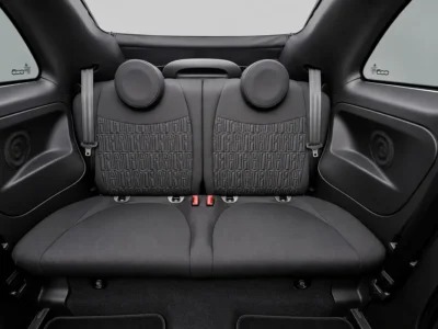 2023 Fiat 500 Lounge Convertible 4 Cylinders Petrol Engine Green Black Soft Top Convertible GCC