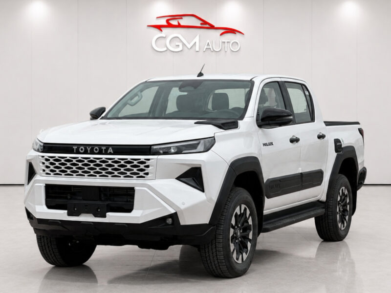 2027 Toyota Hilux Trailhunter 2.8L 1GD-FTV Turbo Diesel Engine White Black Pickup Truck GCC