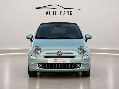 2023 Fiat 500 Lounge Convertible 4 Cylinders Petrol Engine Green Black Soft Top Convertible GCC