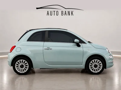 2023 Fiat 500 Lounge Convertible 4 Cylinders Petrol Engine Green Black Soft Top Convertible GCC