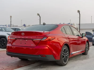 2026 Toyota Camry LUMIERE 2.5 Litres 4-Cylinder Hybrid Engine Red Tan Sedan GCC Specs