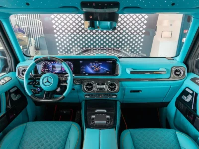 2025 Mercedes-Benz G 63 900 Rocket Edition 4.5L V8 Twin-Turbo Petrol Engine Black Blue SUV