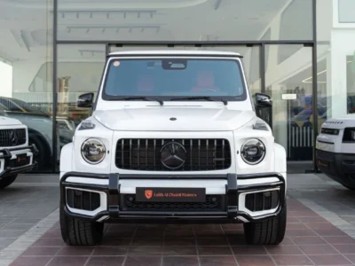 2025 Mercedes-Benz G 63 AMG 4.0L V8 Turbo Petrol Engine White Red SUV Performance Package