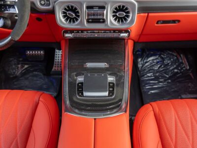 2025 Mercedes-Benz G 63 AMG 4.0L V8 Turbo Petrol Engine White Red SUV Performance Package