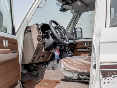 2026 Toyota Land Cruiser LC76 2.8 Litres 4-Cylinder Turbo Diesel Engine White Brown SUV GCC