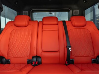 2025 Mercedes-Benz G 63 AMG 4.0L V8 Turbo Petrol Engine White Red SUV Performance Package