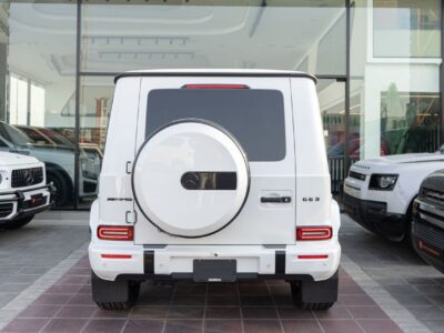 2025 Mercedes-Benz G 63 AMG 4.0L V8 Turbo Petrol Engine White Red SUV Performance Package