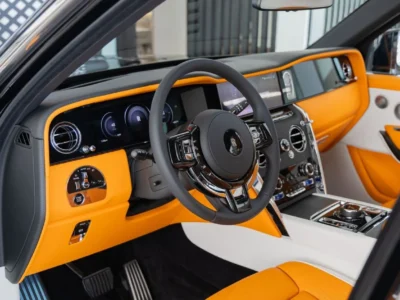 2026 Rolls Royce Cullinan SILVER BADGE 6.75 Litres Twin-Turbo V12 Engine Black Orange SUV