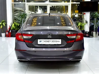 2022 Honda Accord EX-L 4 Cylinders Petrol Engine Grey Beige Sedan GCC Specs Automatic