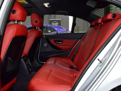 2013 BMW 3-Series 335i 6 Cylinders Petrol Engine Silver Red Sedan GCC Specs Automatic