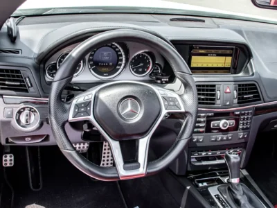 2012 Mercedes-Benz E-Class E 350 6 Cylinders Petrol Engine White Red Soft Top Convertible