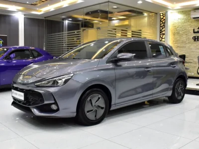 2025 MG MG3 Comfort 4 Cylinders Petrol Engine Grey Black Hatchback GCC Specs Automatic