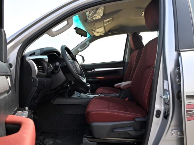 2026 Toyota Hilux 2.4 Litres 4 Cylinders Diesel Engine Metallic Grey Black Pickup Truck GCC Specs