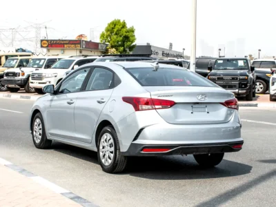 2023 Hyundai Accent SEL 1.6 Litres 4 Cylinders Petrol Engine Silver White Sedan GCC Specs