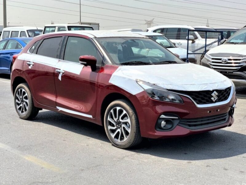 2023 Suzuki Baleno 1.5-liter 4-Cylinder Petrol Engine Red Black Hatchback GCC Specs Automatic