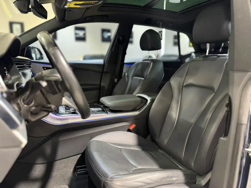 2023 Audi Q8 55 TFSI quattro S line 3.0L Turbocharged V6 Petrol Engine Blue Black SUV GCC Specs