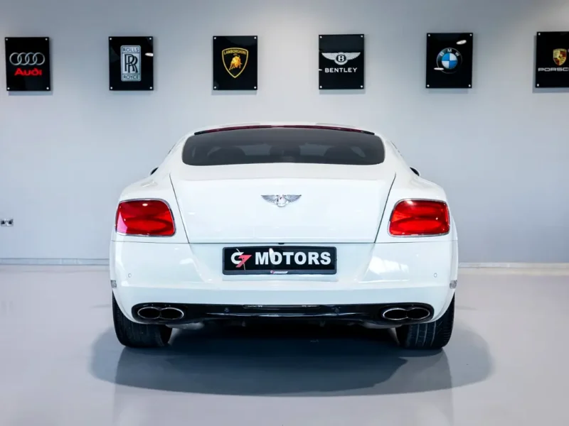 2015 Bentley Continental GT 4.0L Twin-Turbocharged V8 Petrol Engine White Red Coupe GCC