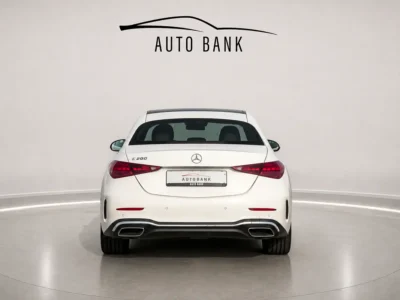 2025 Mercedes-Benz C-Class C200 4 Cylinders Petrol Engine White Tan Sedan Korean Specs