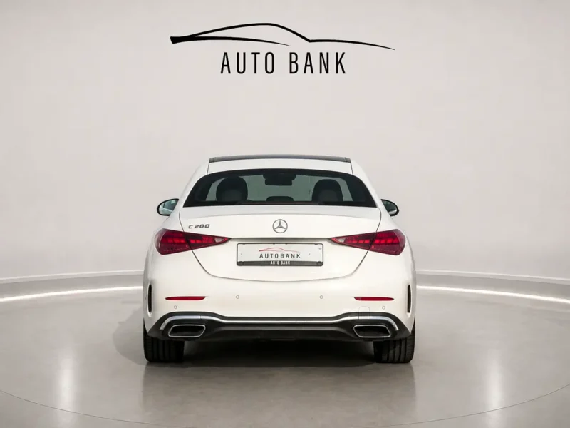 2025 Mercedes-Benz C-Class C200 4 Cylinders Petrol Engine White Tan Sedan Korean Specs