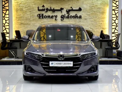 2022 Honda Accord EX-L 4 Cylinders Petrol Engine Grey Beige Sedan GCC Specs Automatic